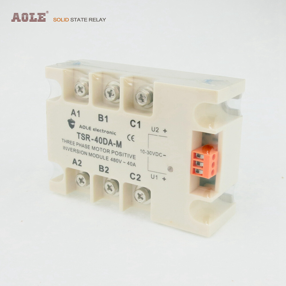 Three-phase motor positive and negative solid state relay 480V 25A TSR-40DA-M