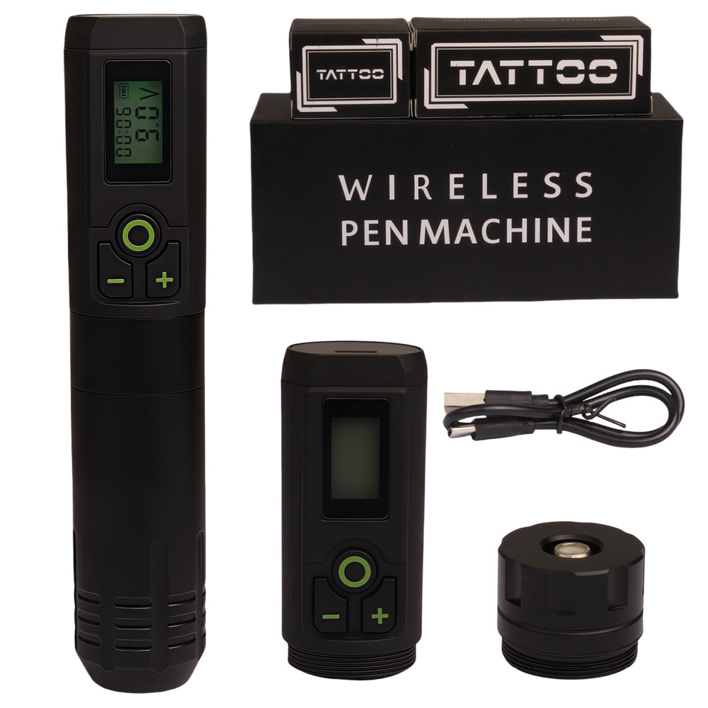 Wireless Tattoo Machine Pen Rechargeable Battery  Charging Cable RCA Connector