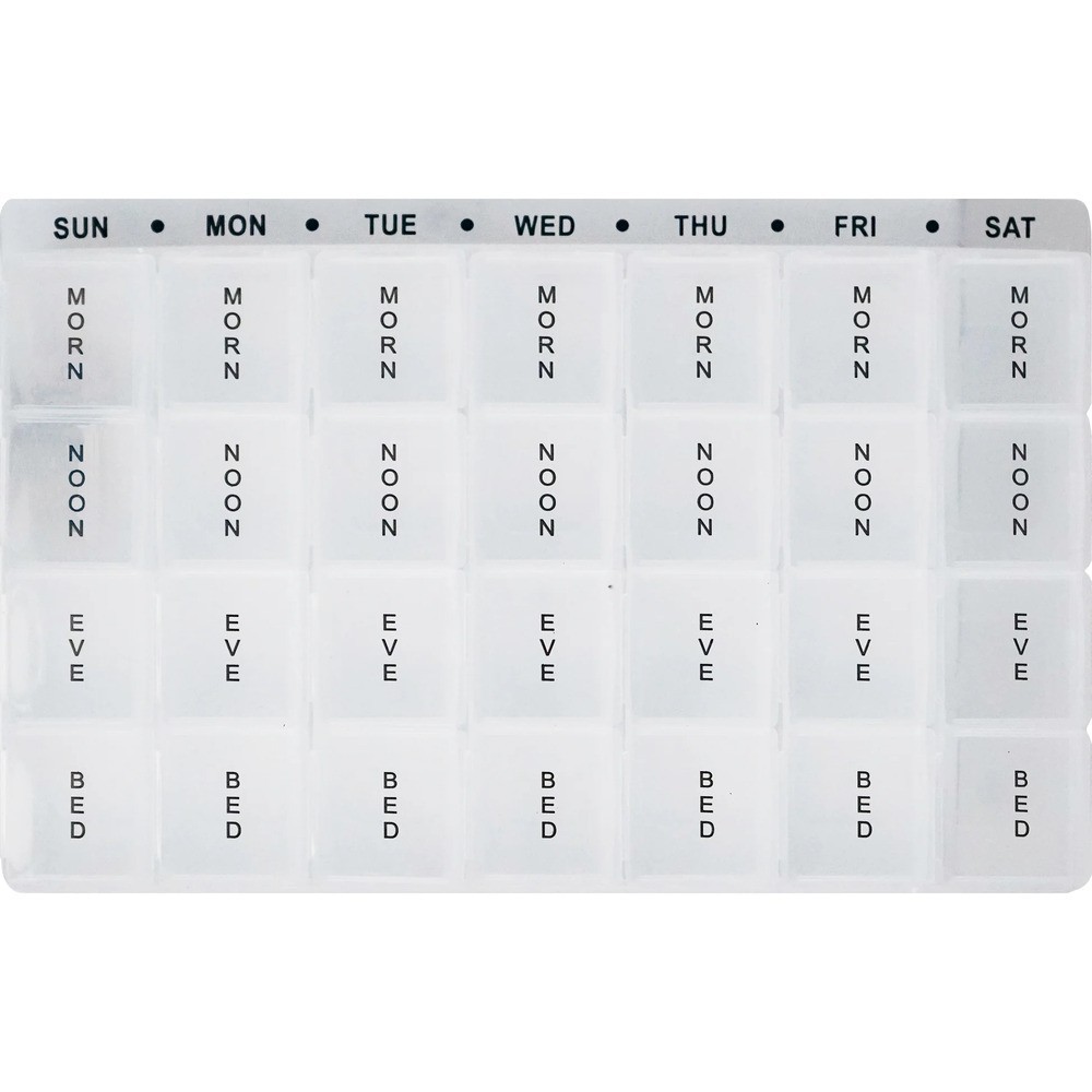Handy Solutions 7-Day Pill Box w Removable Compartments