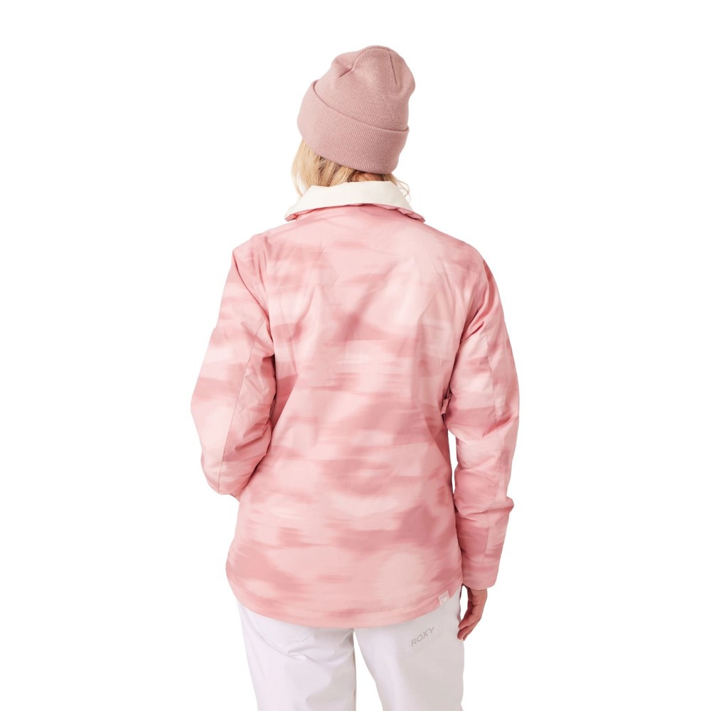Roxy Jet Ski Women's Winter Jacket, Pink Combo, Large