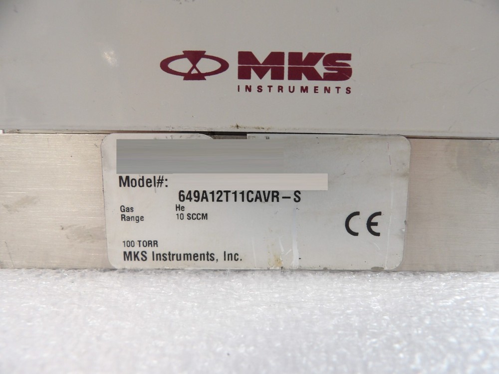 MKS Instruments 649A12T11CAVR Pressure Controller Type 649 Working Spare