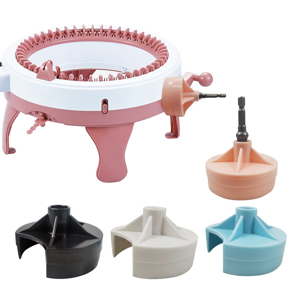 Knitting Machine Adapter Drill Attachment for Sentro Knitting Machine w/ 4 Ad...