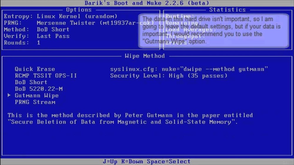 DBAN 2.3.0 Bootable DVD Secure Hard Drive Eraser Data Wipe Tool PC Mac Linux