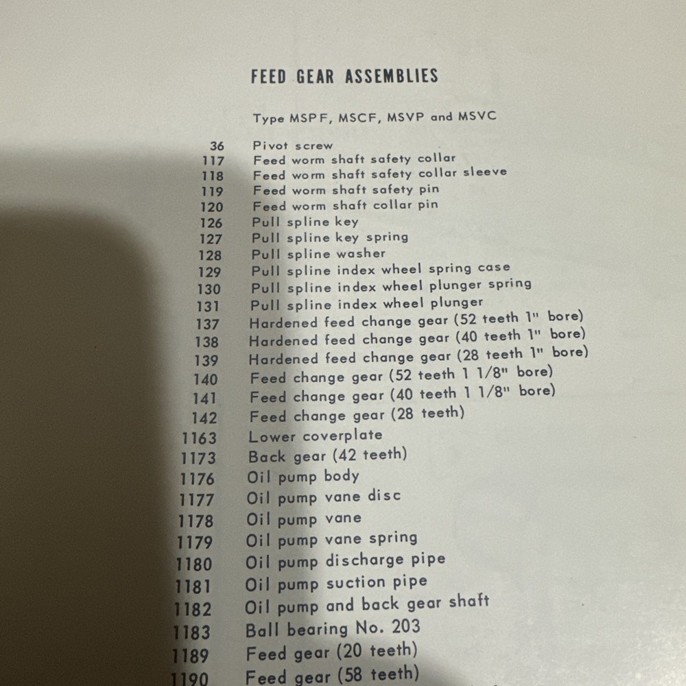 Chas G Allen Co. Manual Book