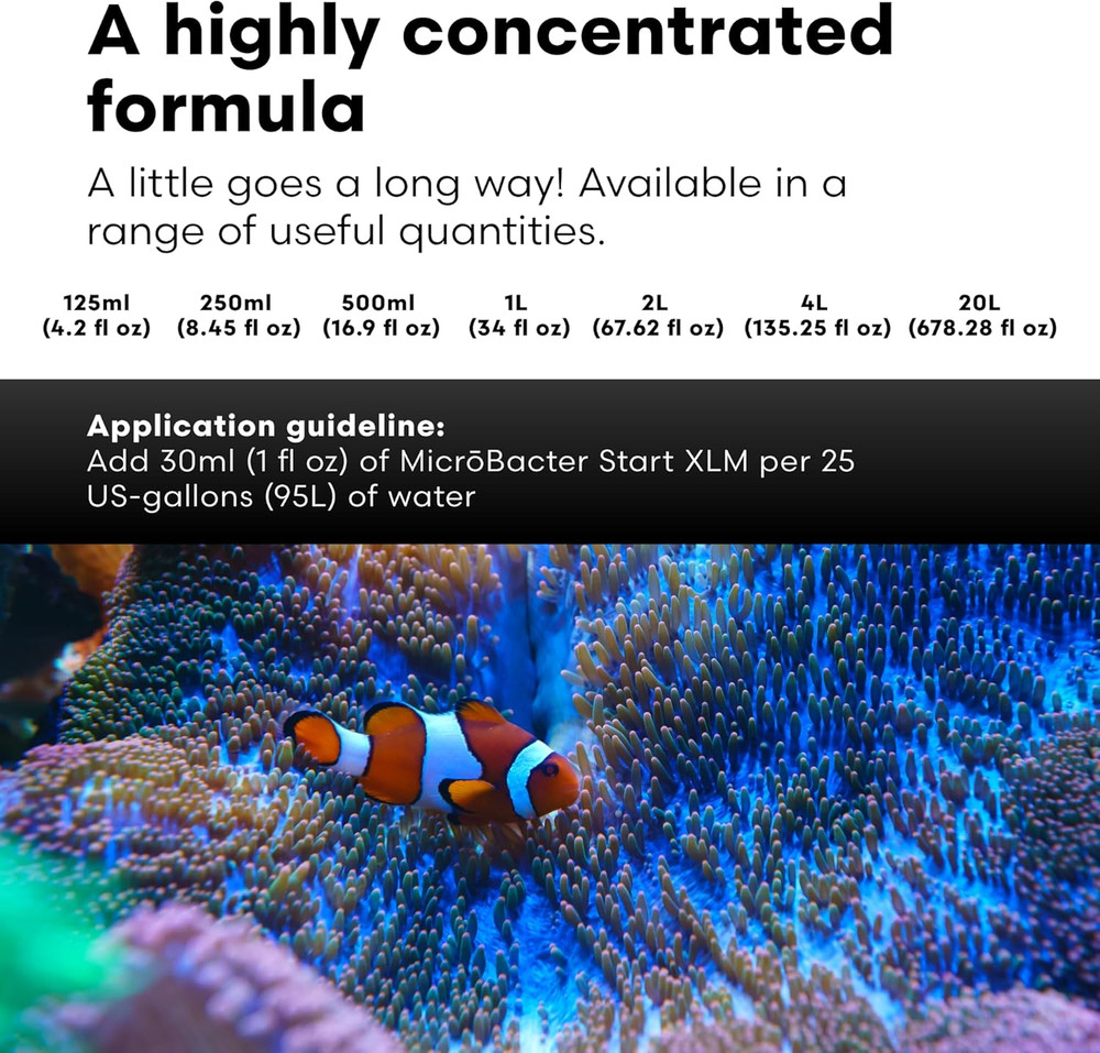 Microbacter Start XLM - Concentrated Freshwater Nitrifying Bacteria - Quick Star