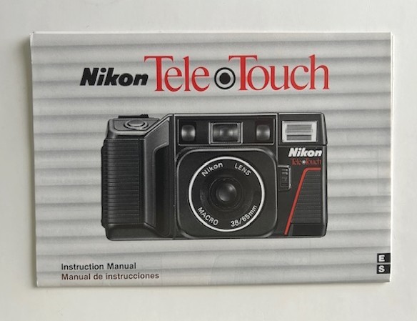 Nikon Tele Touch Camera Instruction Manual