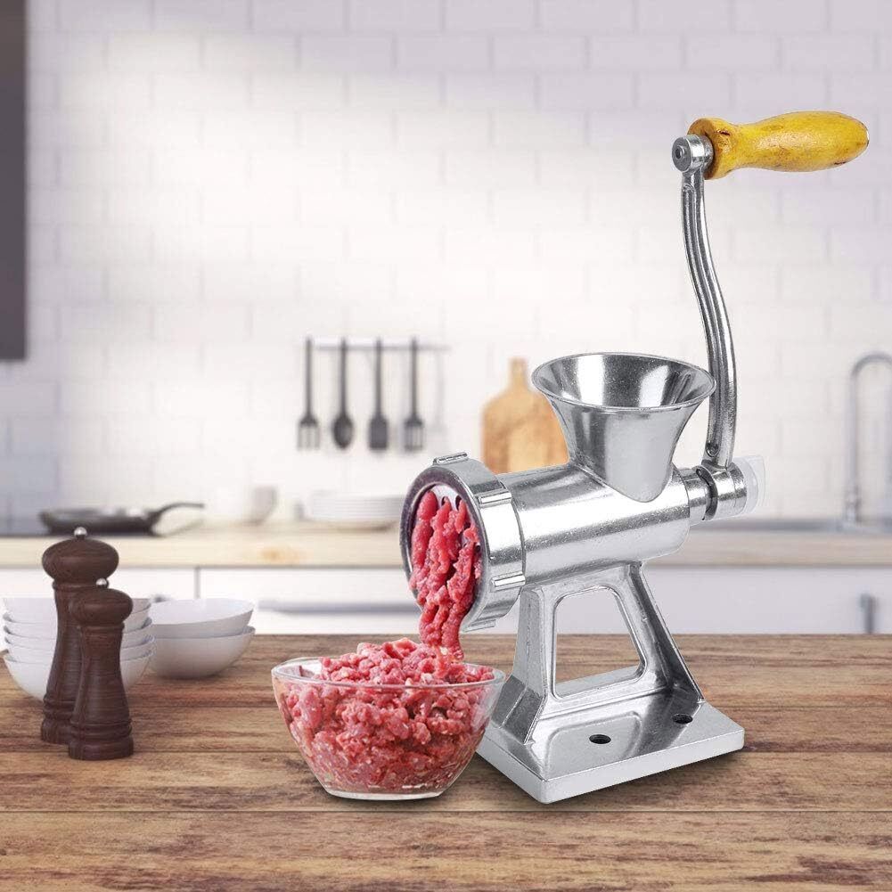 Heavy Duty Meat Grinder Mincer Stuffer Manual Sausage Filler Sauce Maker Machine