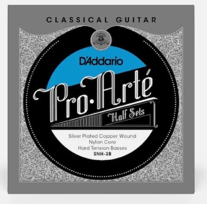 Pro-Arté Nylon Core Classical Strings Half Set Hard tension SNH-3B D'Addario