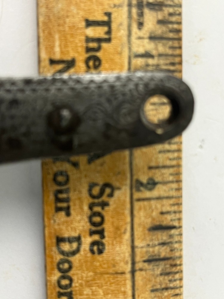 Vtg Side Lock Assembly Main Spring Action Percussion rifle Etched E James & CO