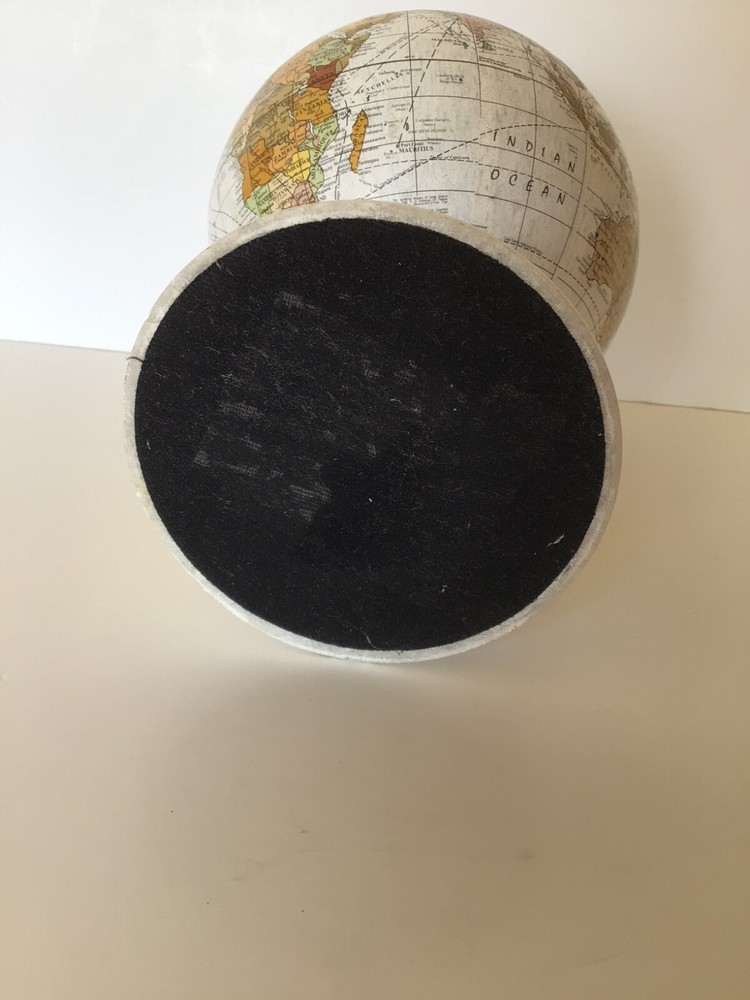 Deco 79 Decorative World Globe with Marble Base