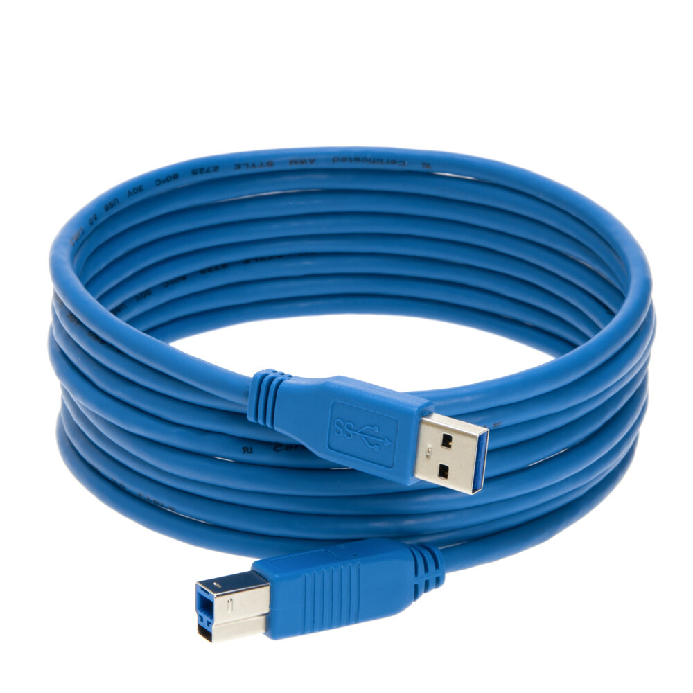 USB 2.0/3.0 High Speed Cable A Male to B Male Printer Scanner Cord Multipack LOT