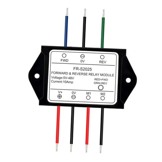 DC 5V to 48V 10A Forward and Reverse Relay Module,Controlling The Forward and