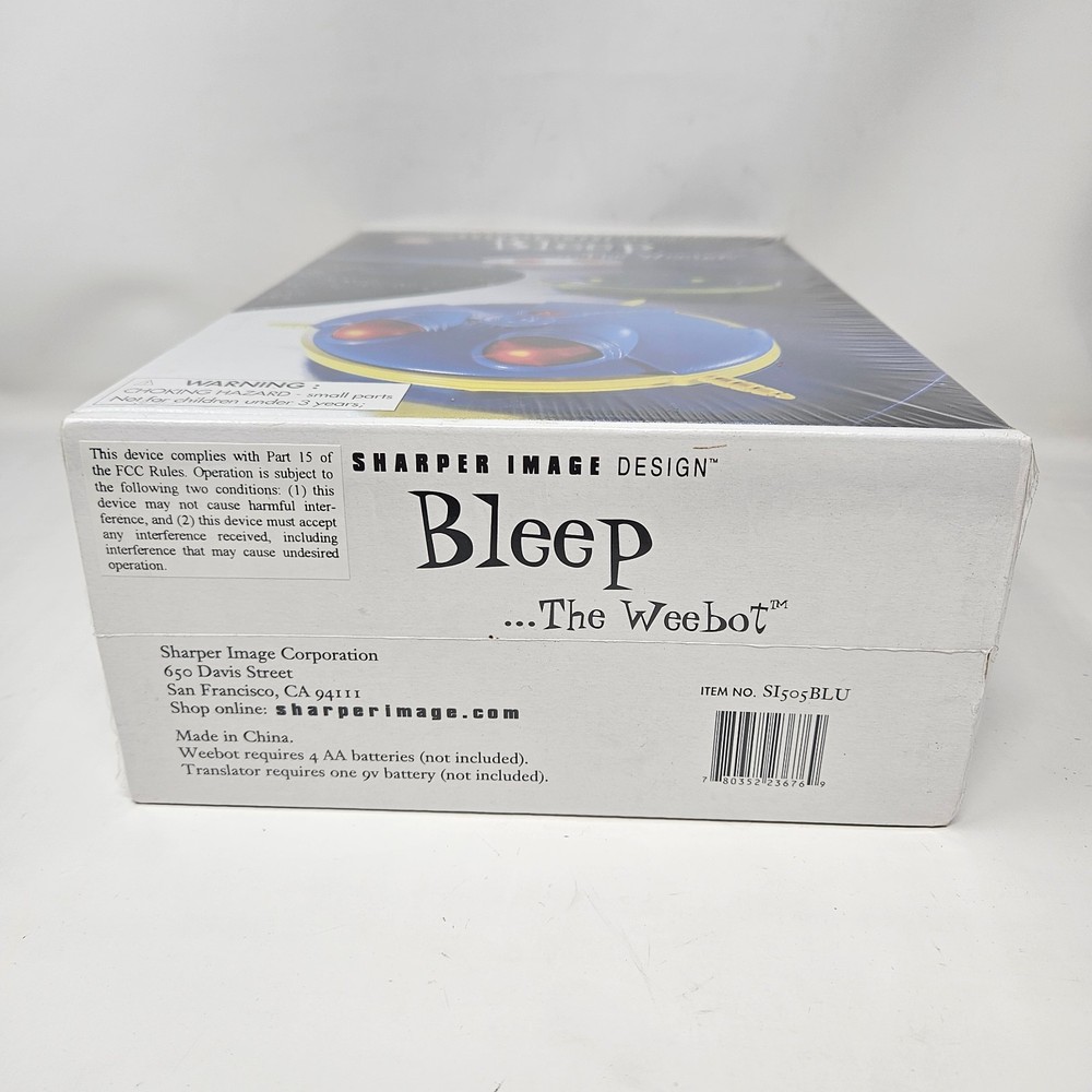 Bleep The Weebot Remote Controlled Sharper Image Design