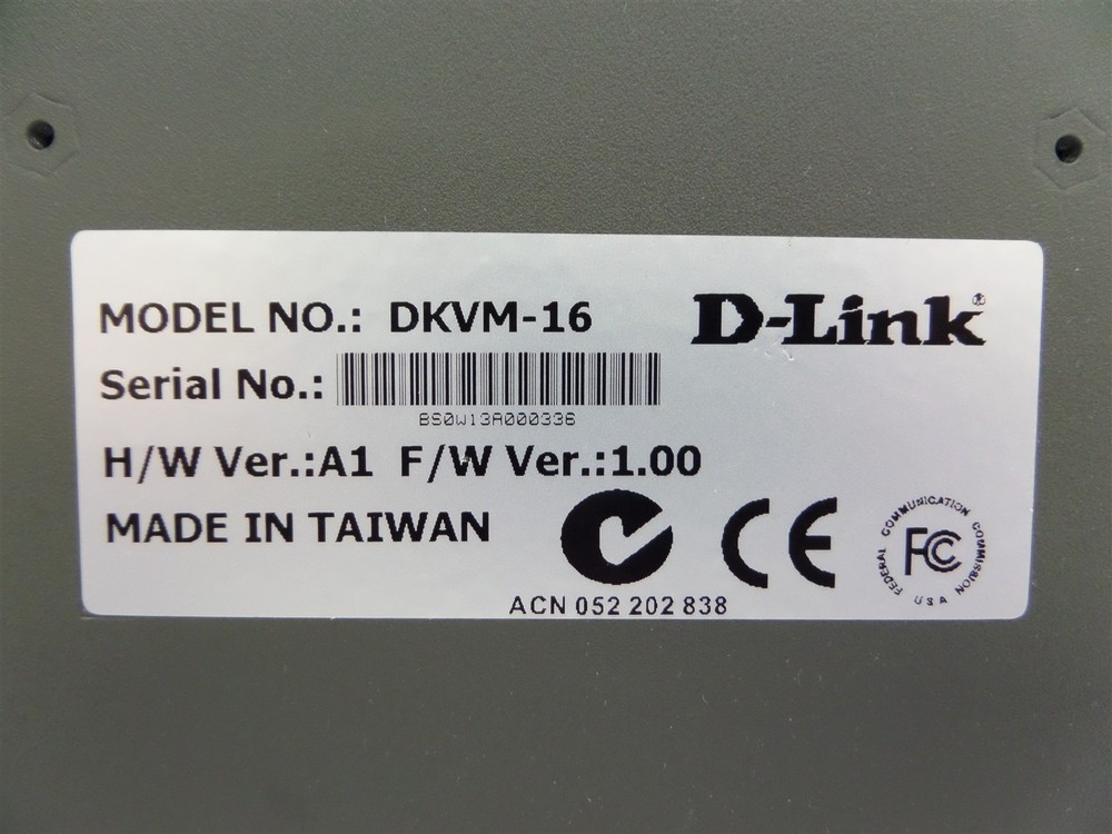 D-Link DKVM-16 16-Port KVM Switch