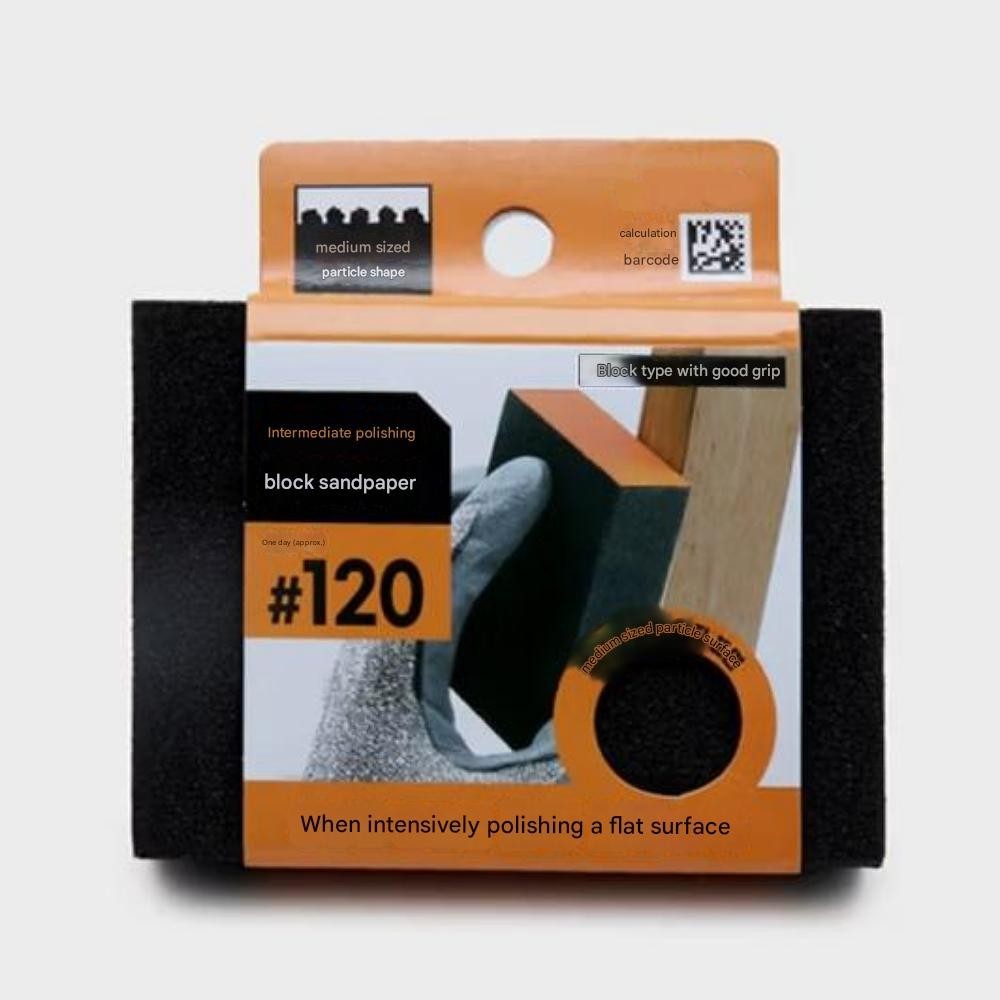Medium-Grit (#120) EVA Block Sandpaper