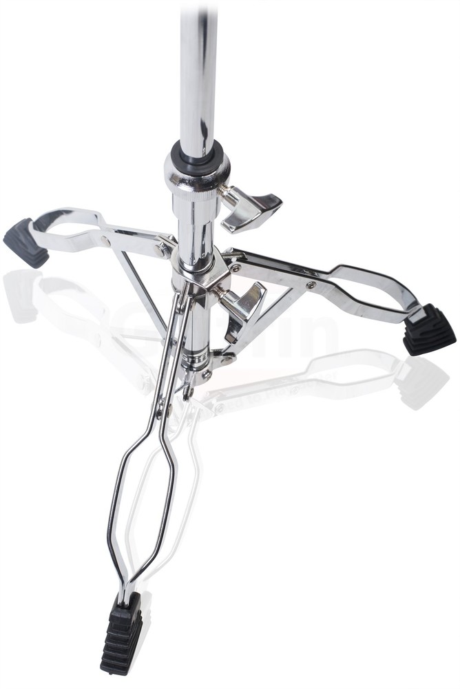 2-PACK Snare Stands | Holder for Tom Drums & Practice Pad Chrome Mount Hardware