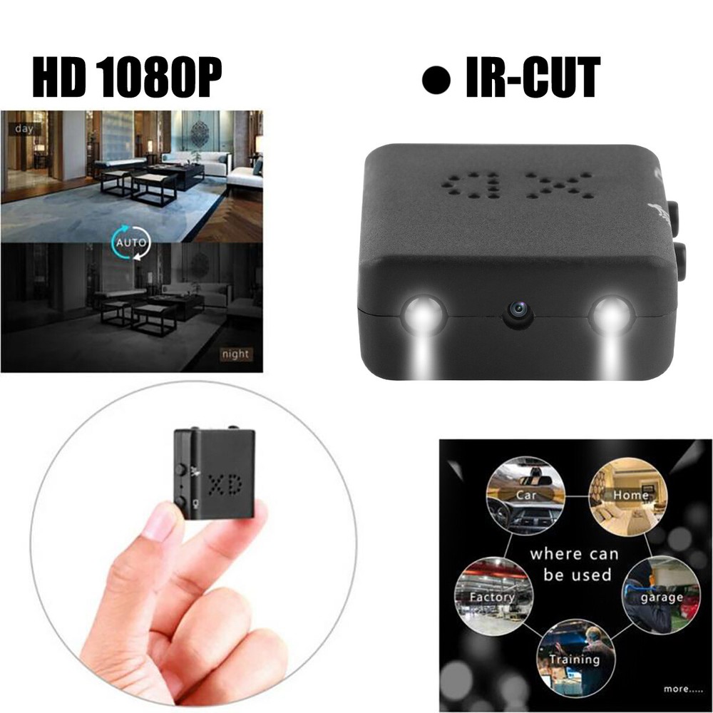 Mini Camera HD 1080P Home Security Video Camcorder Night Vision Motion Detection