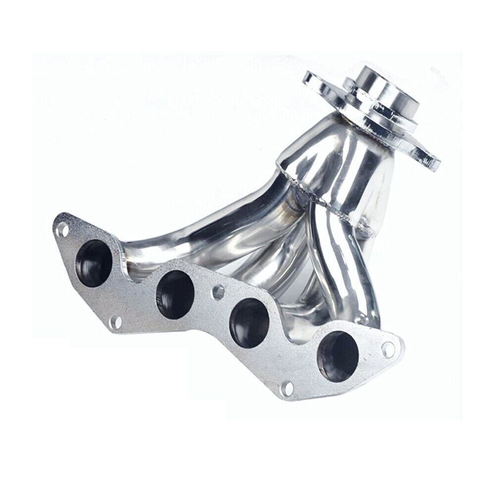Stainless Steel Manifold Header Cylinder For 2001-2005 Honda Civic HX 1.7L L4- 4