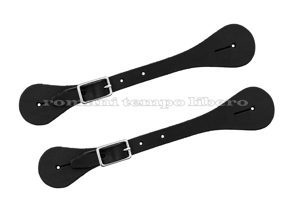 WESTERN SMOOTH LEATHER SPUR STRAP LACES