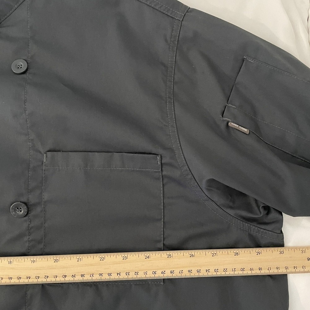 Chef Code Coat Unisex 4XL Culinary Jacket Charcoal Gray CC118 New