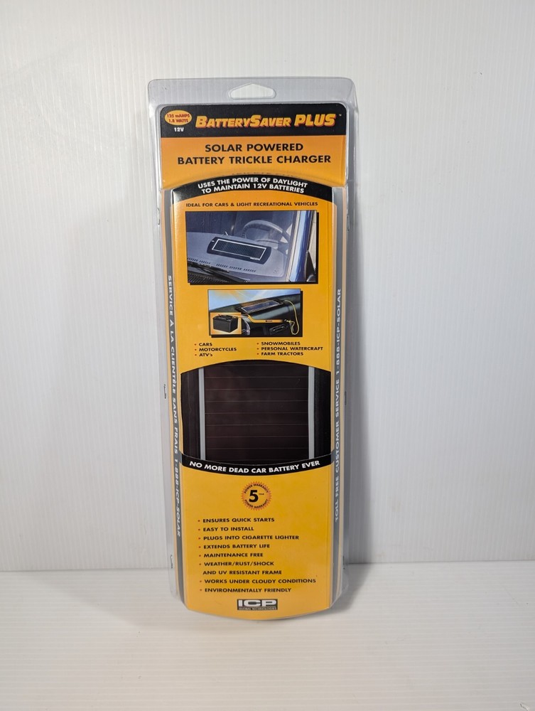 ICP GlobalTech Battery Saver Plus 12V Model 04021 - 11-1580 NEW