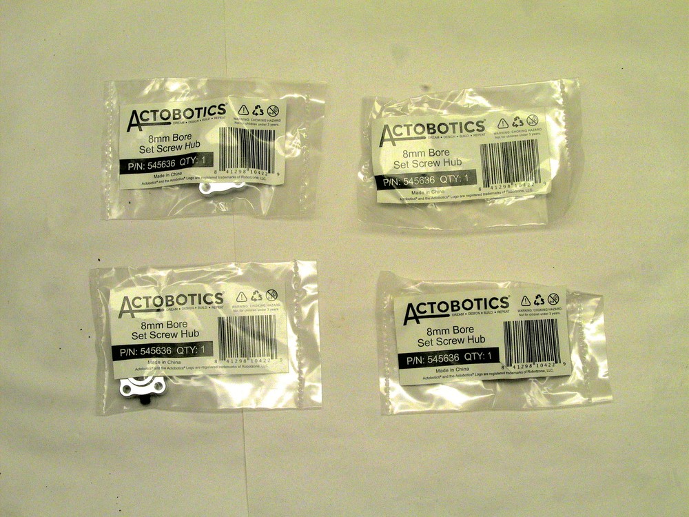 Actobotics 8mm bore set screw hub 545636