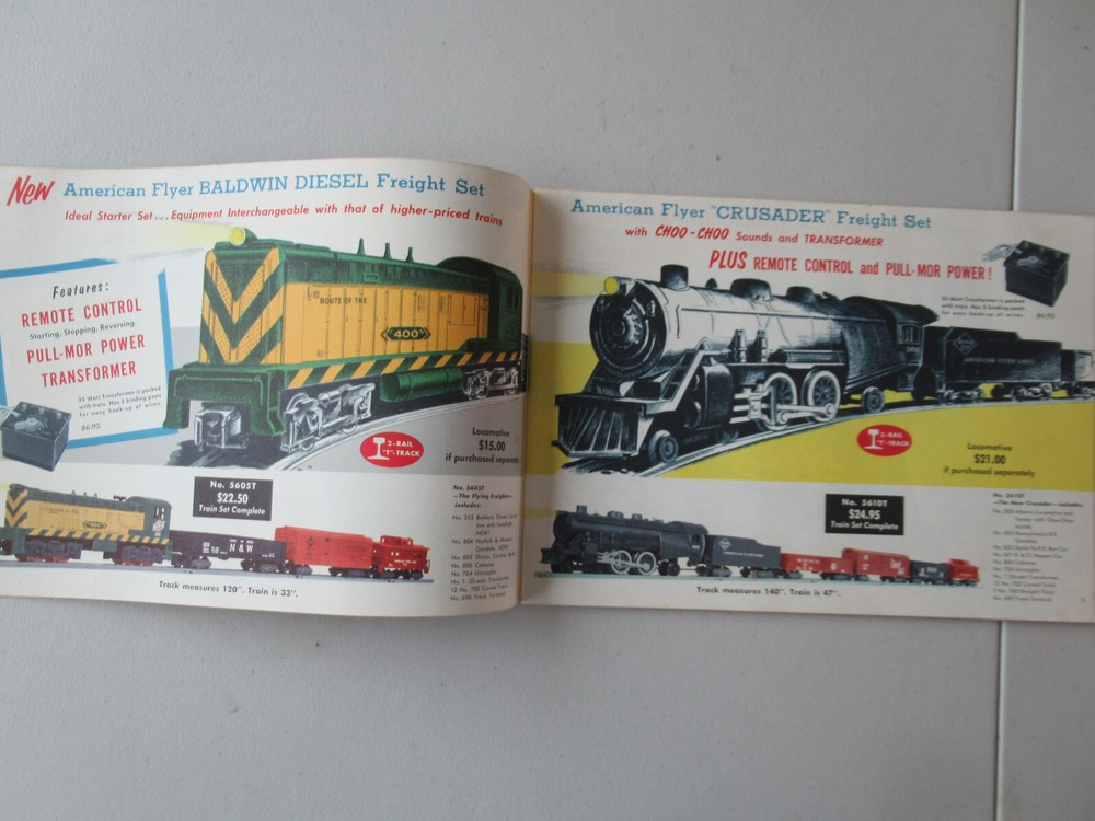 American Flyer 1956 Catalog in VG+ Condition