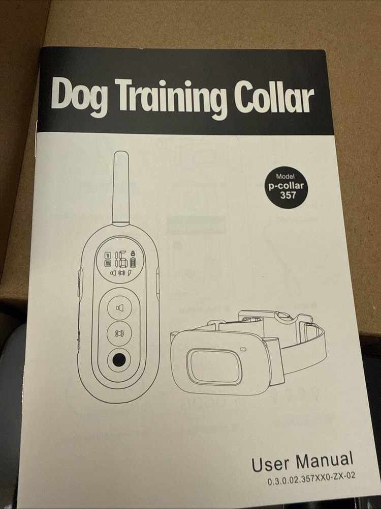 Dog Training Collar P- 357 Collars 2000ft 10-100 Lbs. Waterproof W/ Remote
