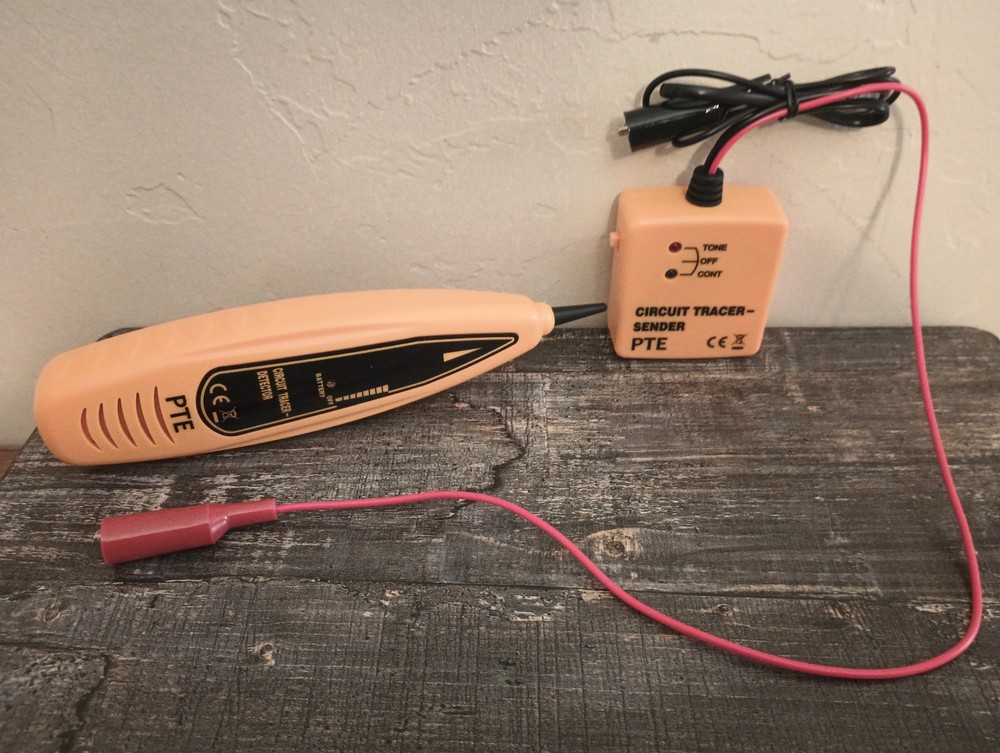 PTE Wire Tracer & Circuit Tester -Tone Generator & Probe Kit -Find & Trace Wires