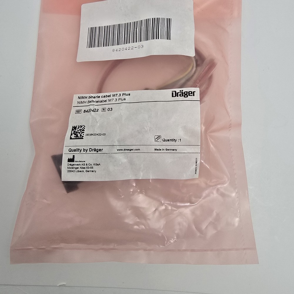 Drager Battery Cable M7.3 Plus 8420422