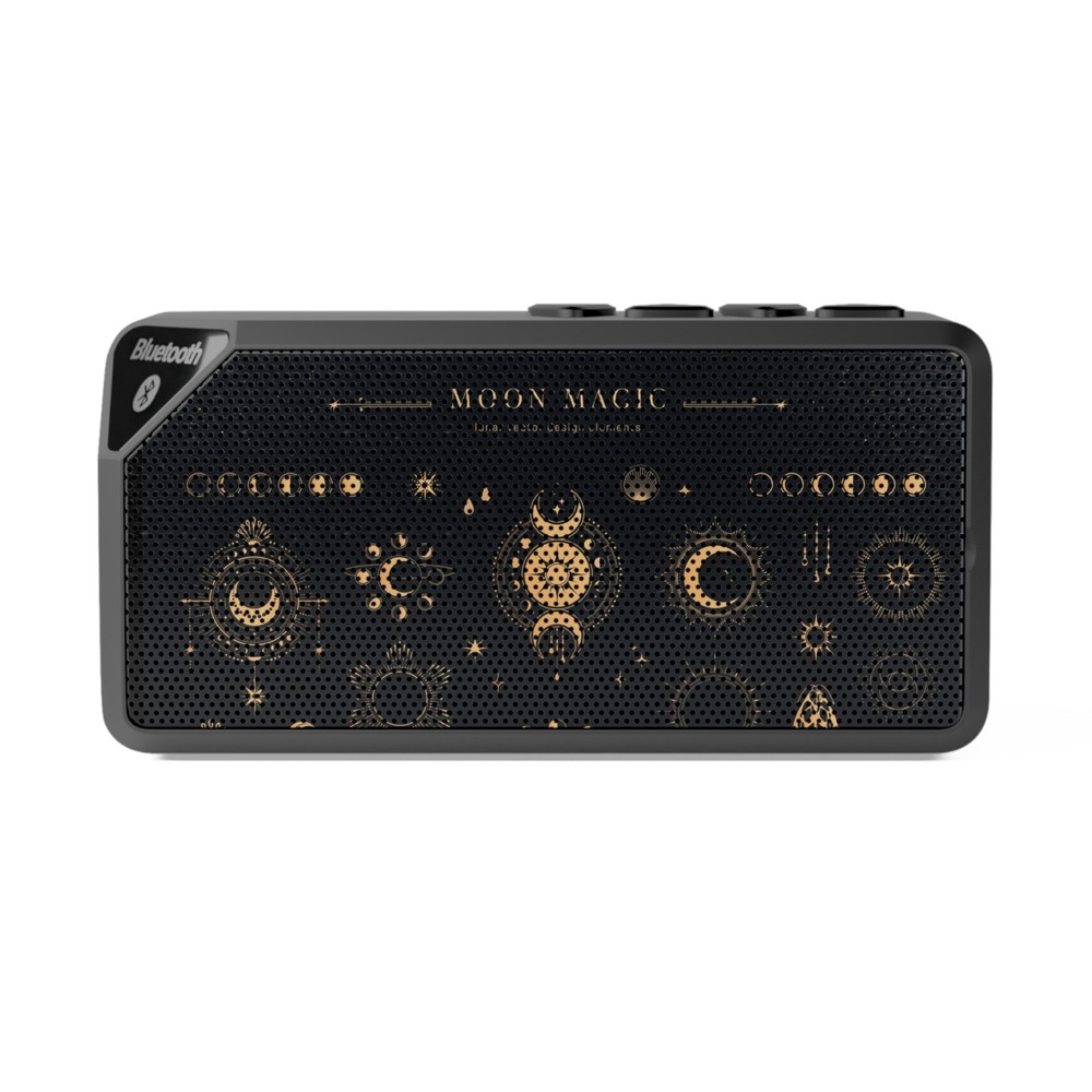 Celestial Moon Phases Bluetooth Speaker | Astrological Sun and Moon Design