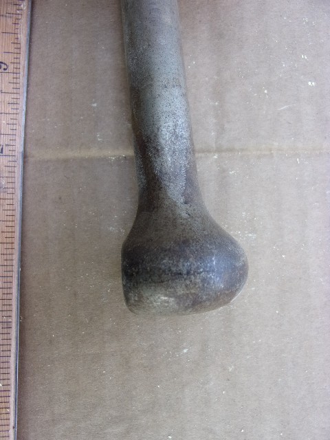 vintage spring loaded cast awl