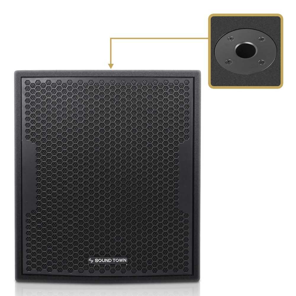 Sound Town CARPO Column Speaker Subwoofer Mini Line Array System (CARPO-V5B12)