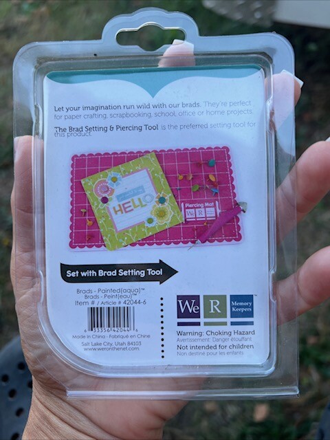 We R Memory Keepers 54/Pack Brads-painted