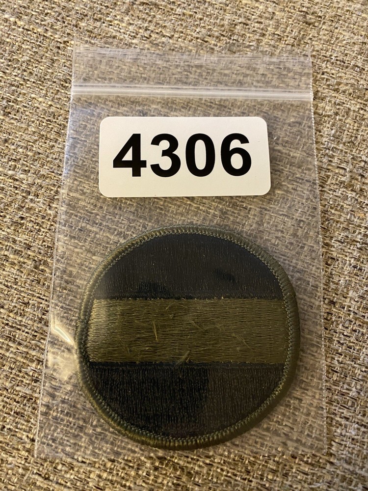 US Army Forces Command Round Subdued Patch FORSCOM INV4306