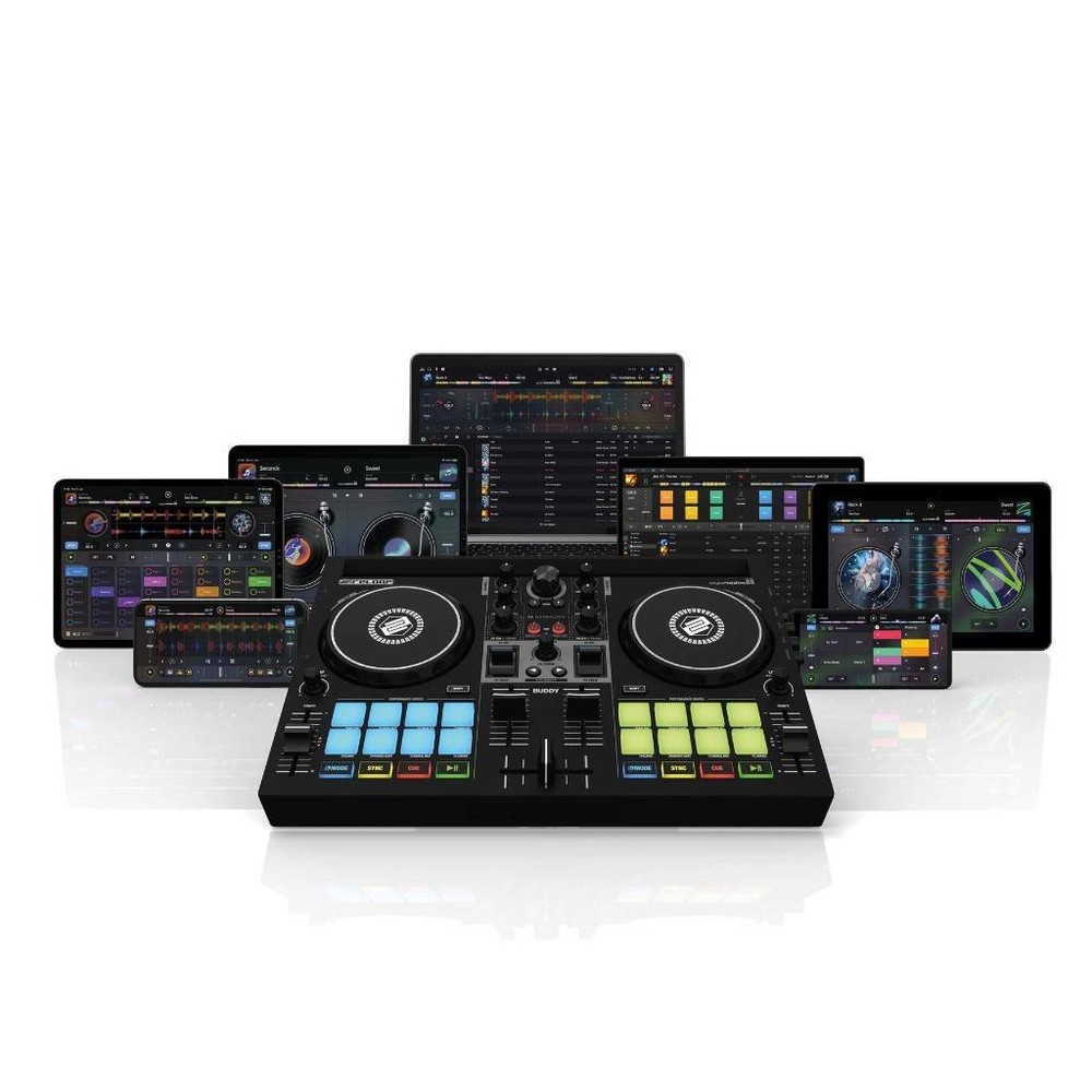 Reloop Buddy 2 Deck / 2 Channel DJ Controller for iOS & Computer (B-STOCK)