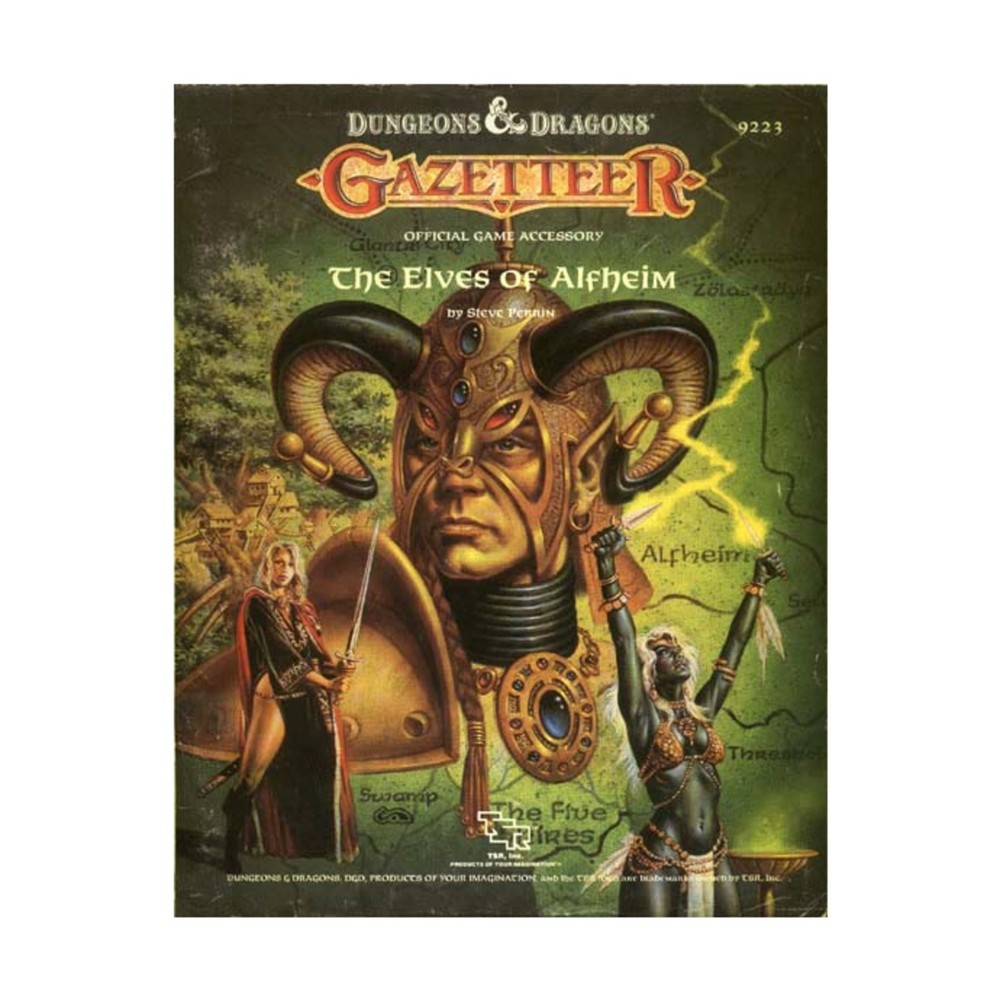 TSR Basic D&D Elves of Alfheim Fair+