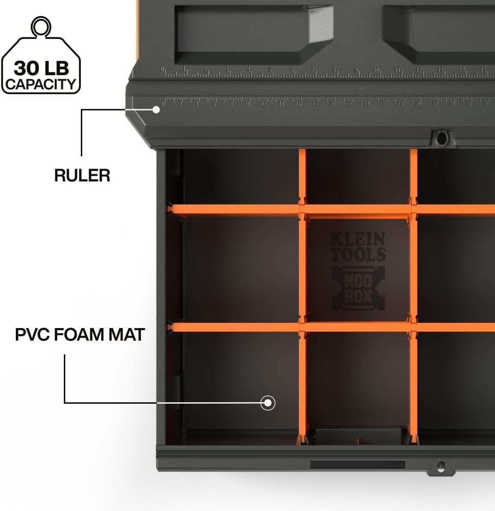 54844MB Modbox Compact Single Drawer Box Full Width, Tool Storage Drawer with Ba