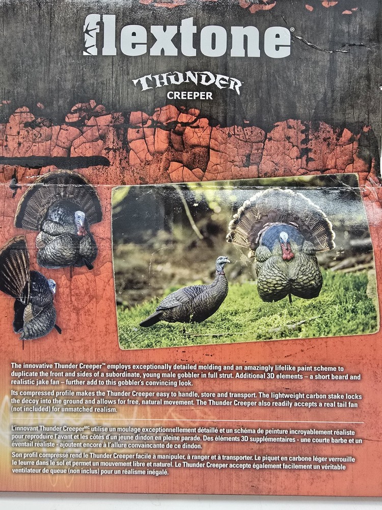 Flextone Thunder Creeper Tom Decoy (Strutter) - FLXDY316 New!