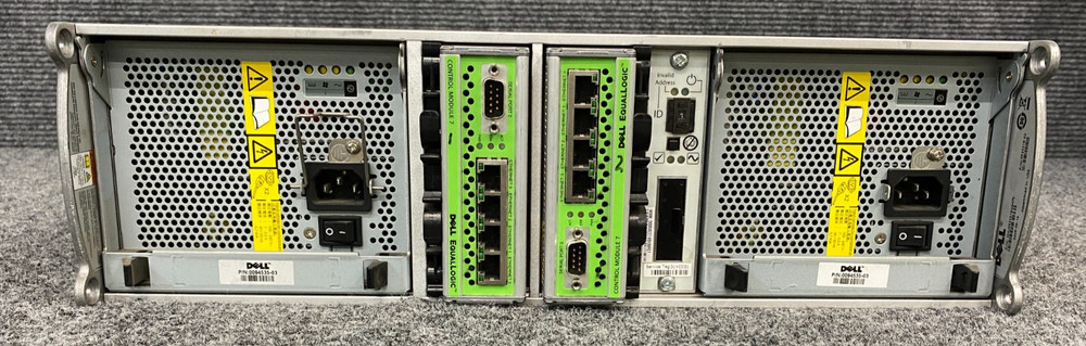 Dell EqualLogic PS6000 Storage System w/2x Control Modules, 2x PSU & Cords