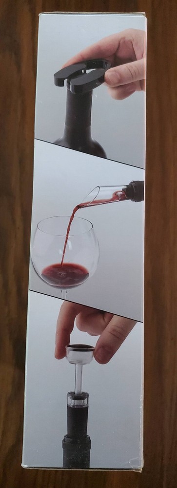Sharper Image Automatic Wine Opener With Foil Cutter and Storage Base