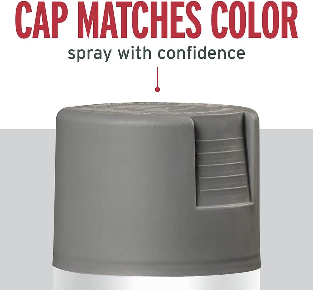 312819 Stops Rust Spray Paint, 12 Oz, Satin Coastal Gray