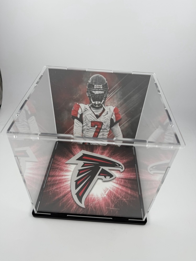 Michael Vick Custom Mini Helmet Display or Card Display - Falcons