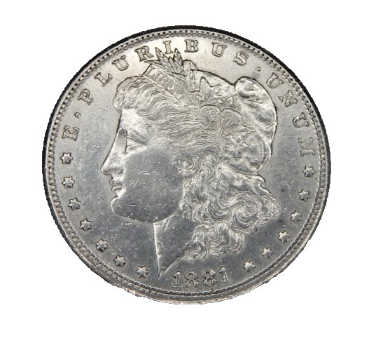 1881-S Morgan Silver (90%) Dollar uncirculated