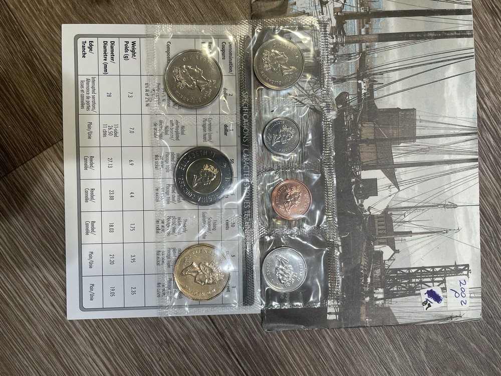 CANADA 2002 Uncirculated Royal Canadian Mint Prooflike Set Proof Like
