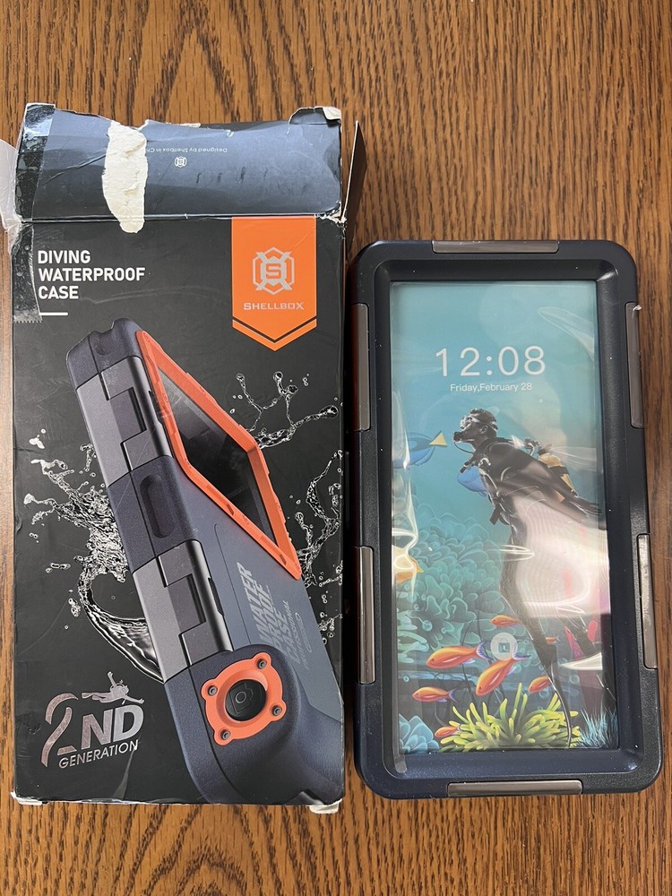 Shellbox Universal Diving Waterproof Case- 2nd Gen 50ft deep limit