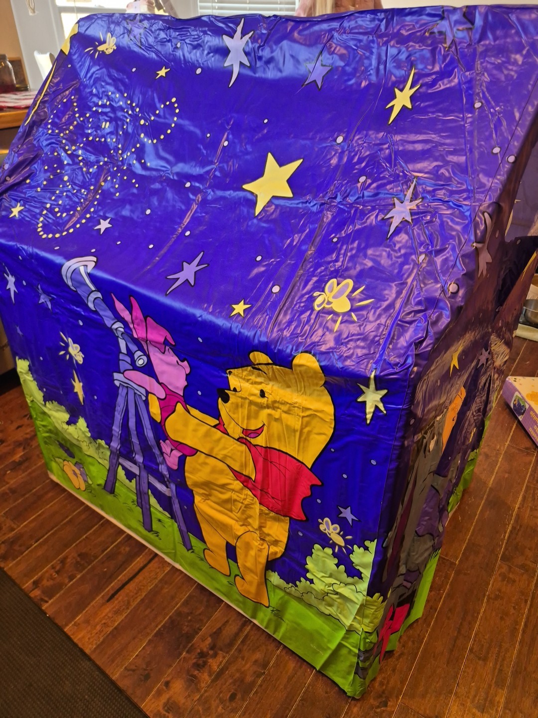 Vintage Disney Winnie The Pooh Playhouse Tent Glow In The Dark - Rare -