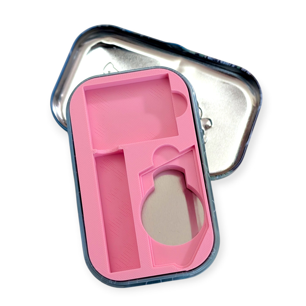 Pokemon Mini Tin Organizer Insert: Pink