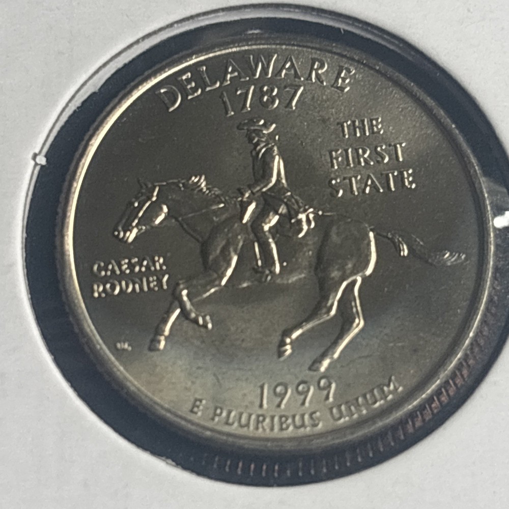 1999 P + D - Delaware - State Quarters Brilliant Uncirculated