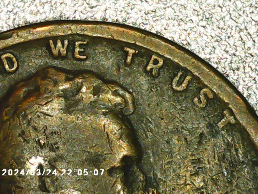 1919 No Mint Mark Wheat Penny Lamenation Error Obverse/Reverse